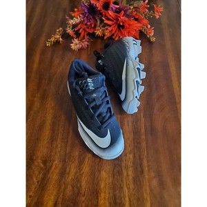 NIKE VAP FLEX BLACK WHITE BASEBALL CLEATS AQ8151-003 YOUTH SIZE 13 C
